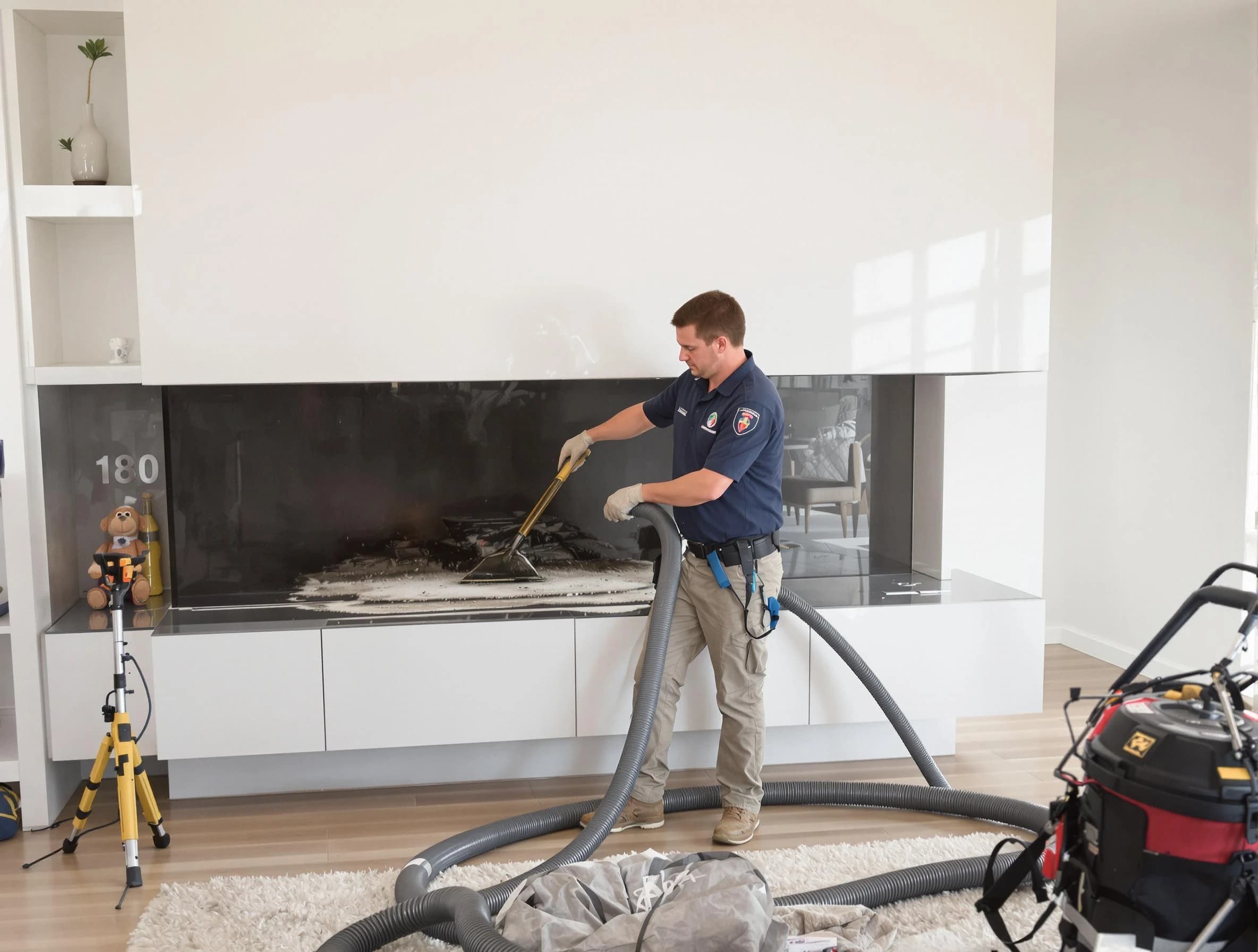 Hazlet Chimney Sweep technician providing chimney sweeping services in Hazlet, NJ