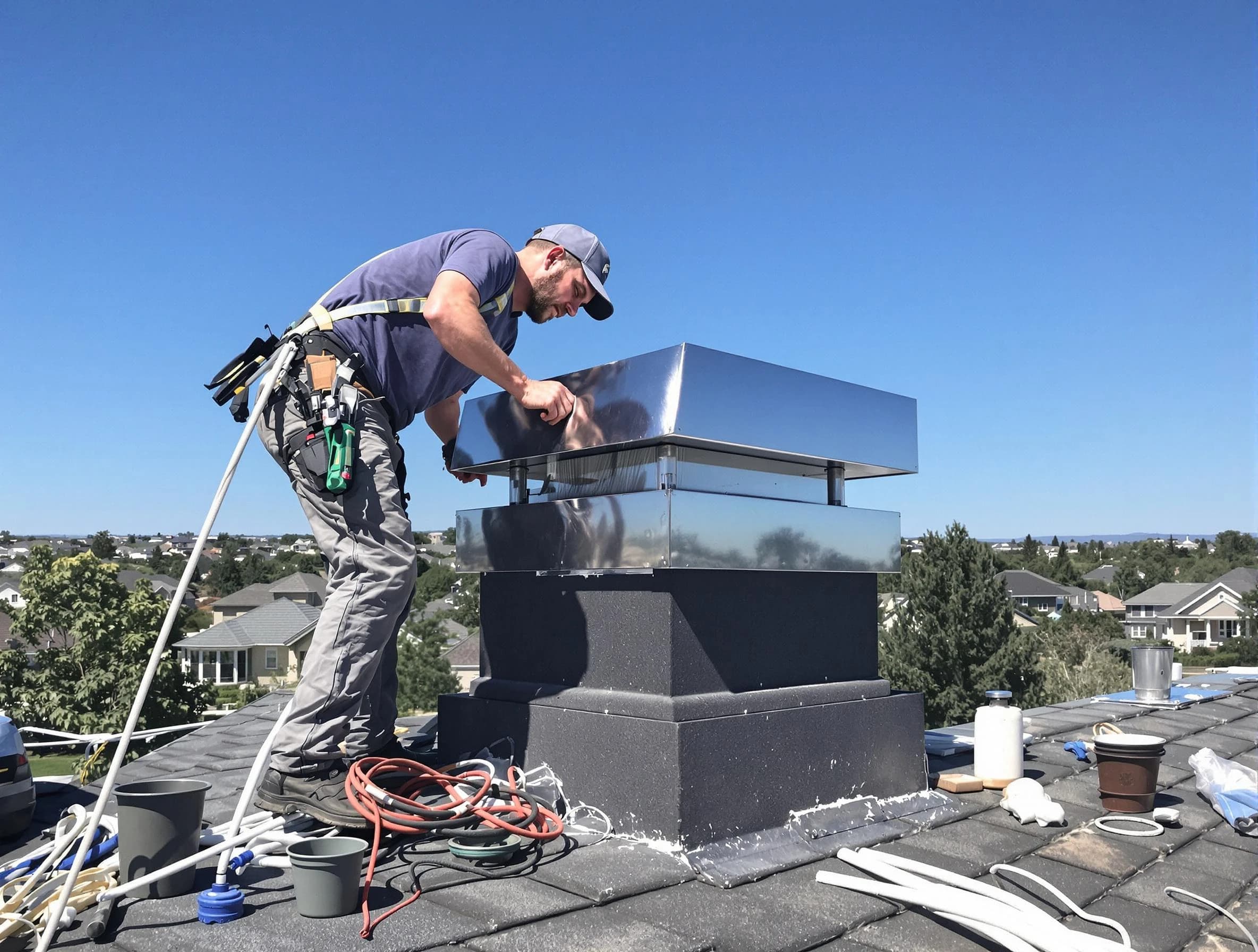 Chimney Cap Services in Hazlet