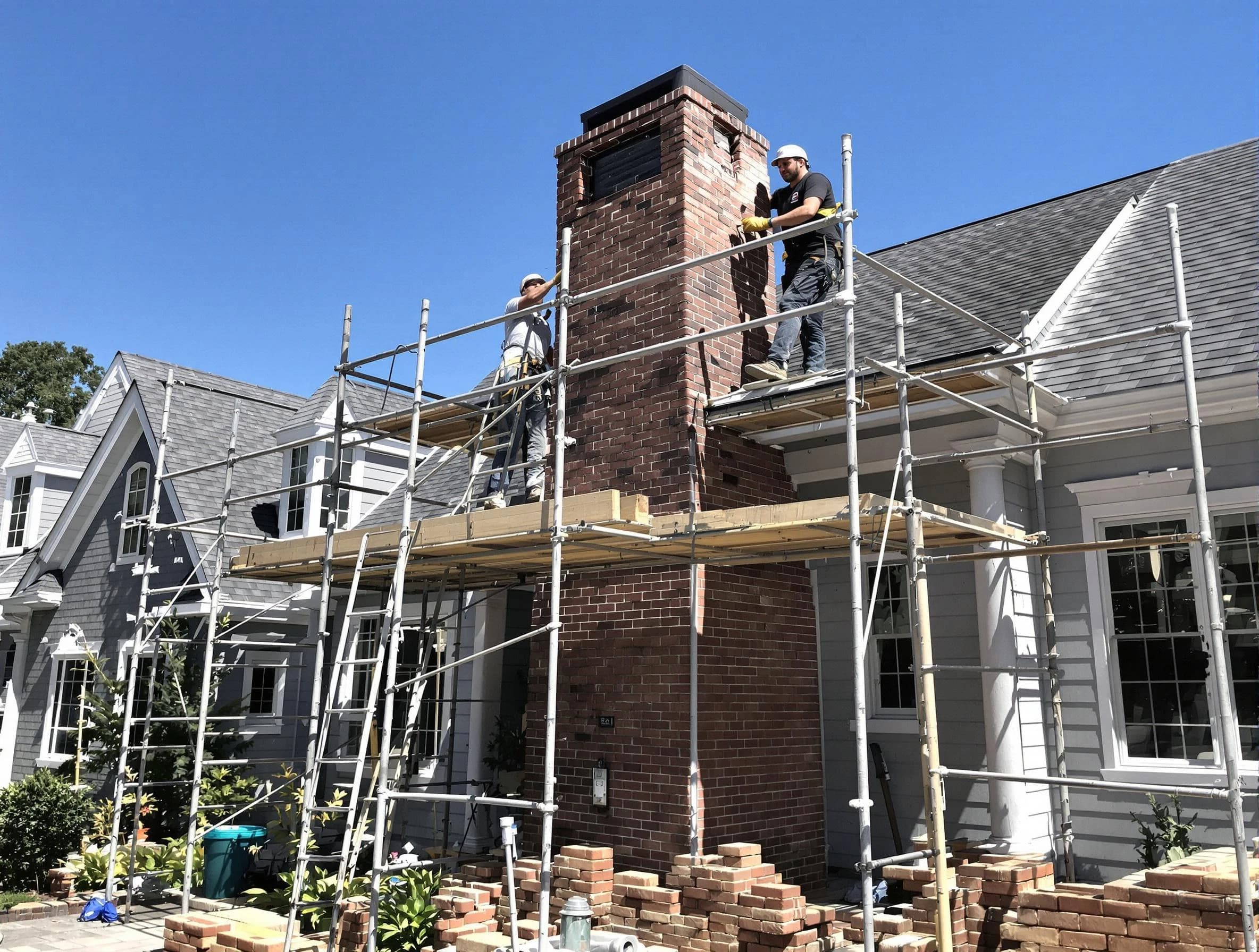 Chimney Rebuilding in Hazlet