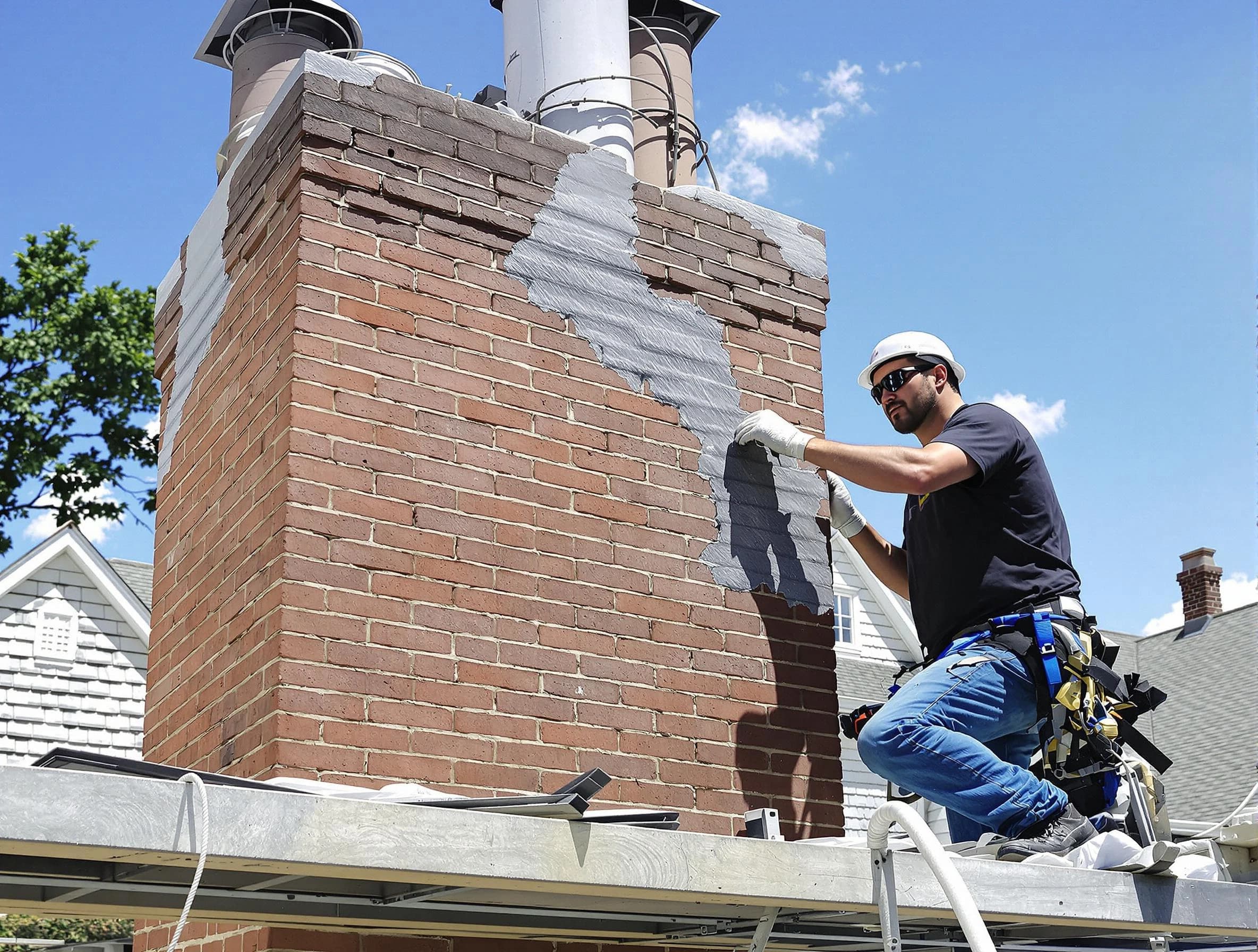Chimney Restoration in Hazlet