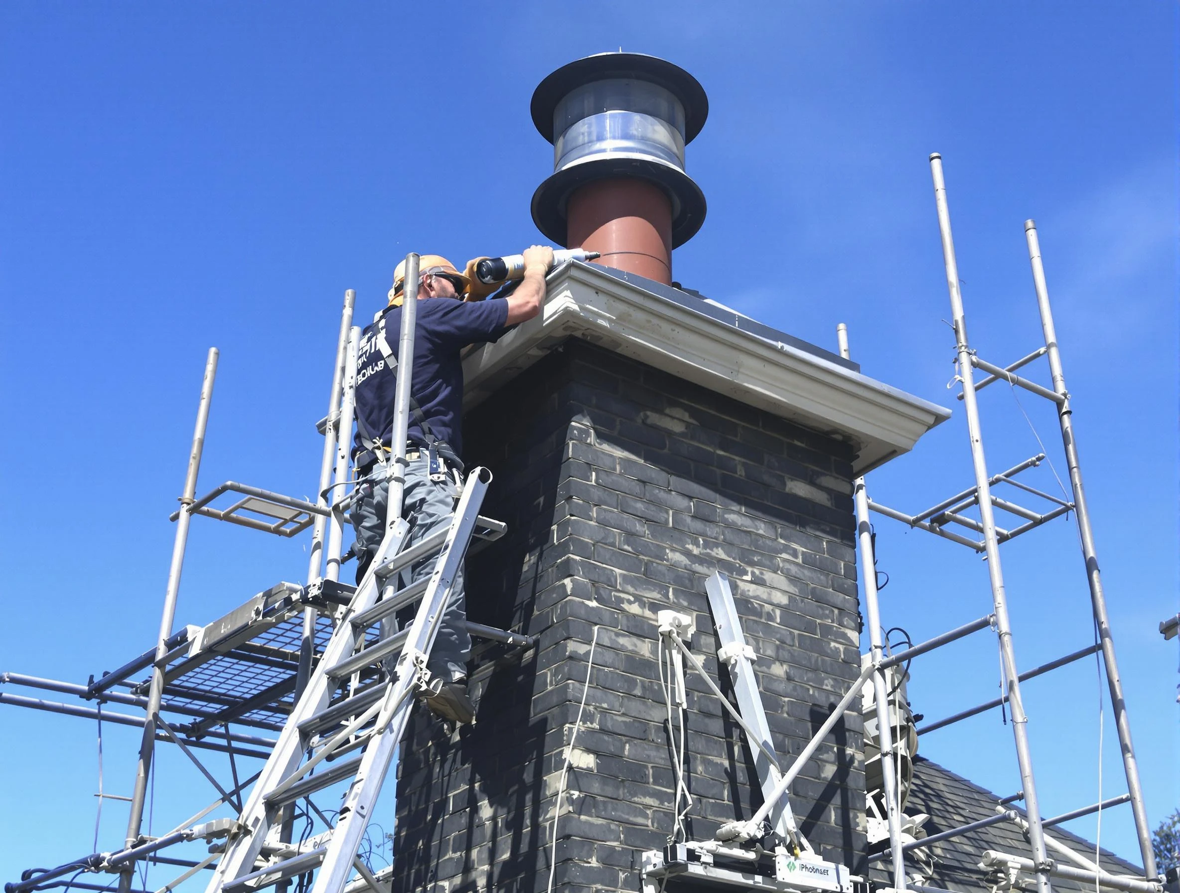 Sturdy chimney crown finished by Hazlet Chimney Sweep in Hazlet, NJ