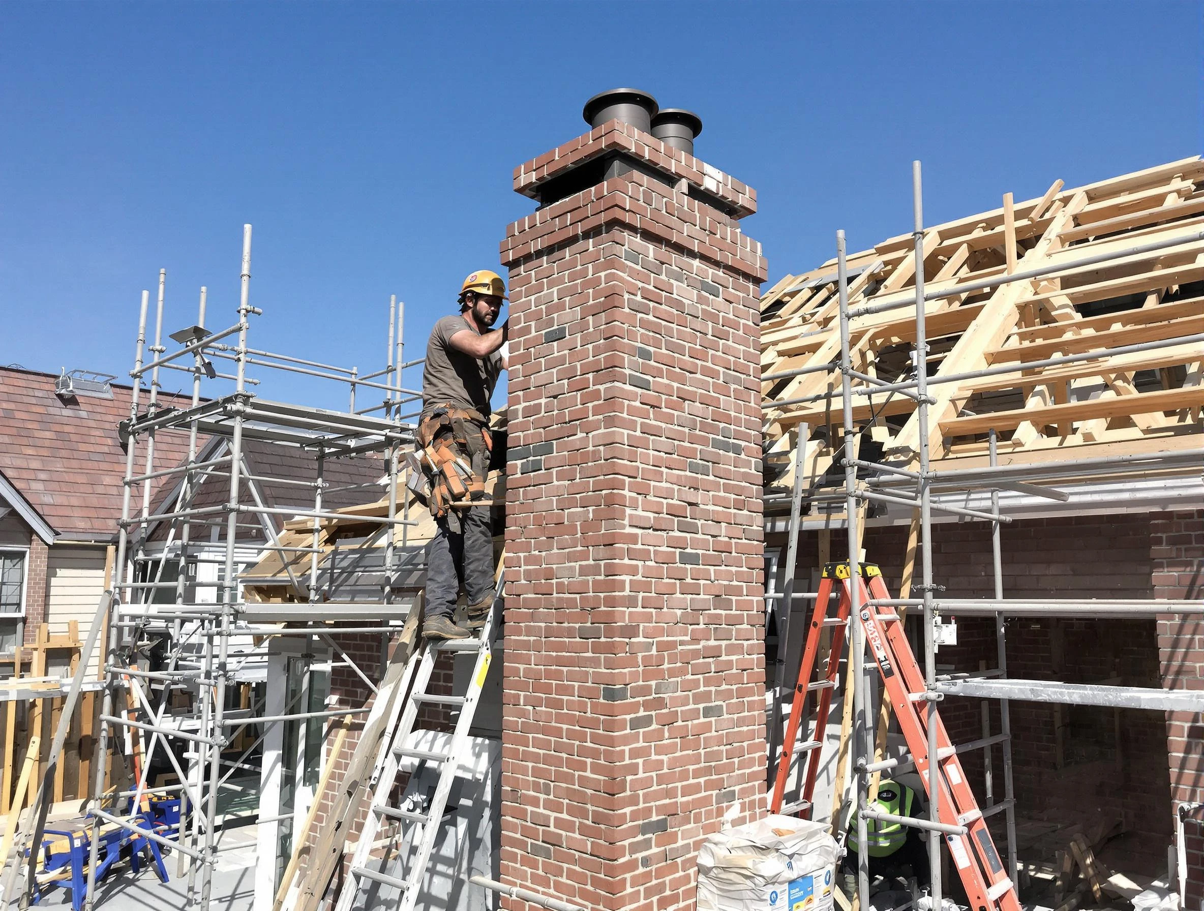 New chimney installation completed by Hazlet Chimney Sweep in Hazlet, NJ