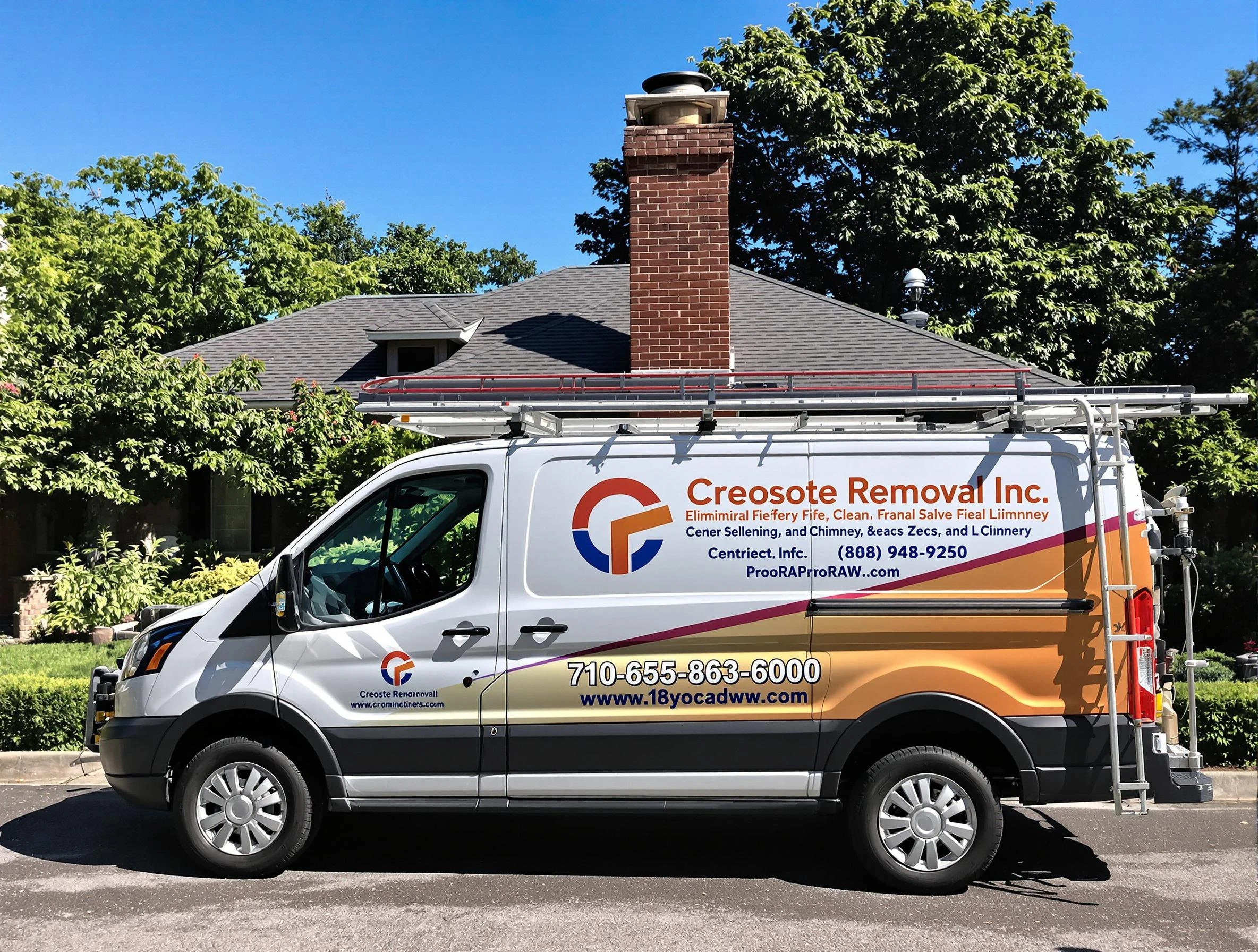 Hazlet Chimney Sweep technician removing creosote safely in Hazlet, NJ