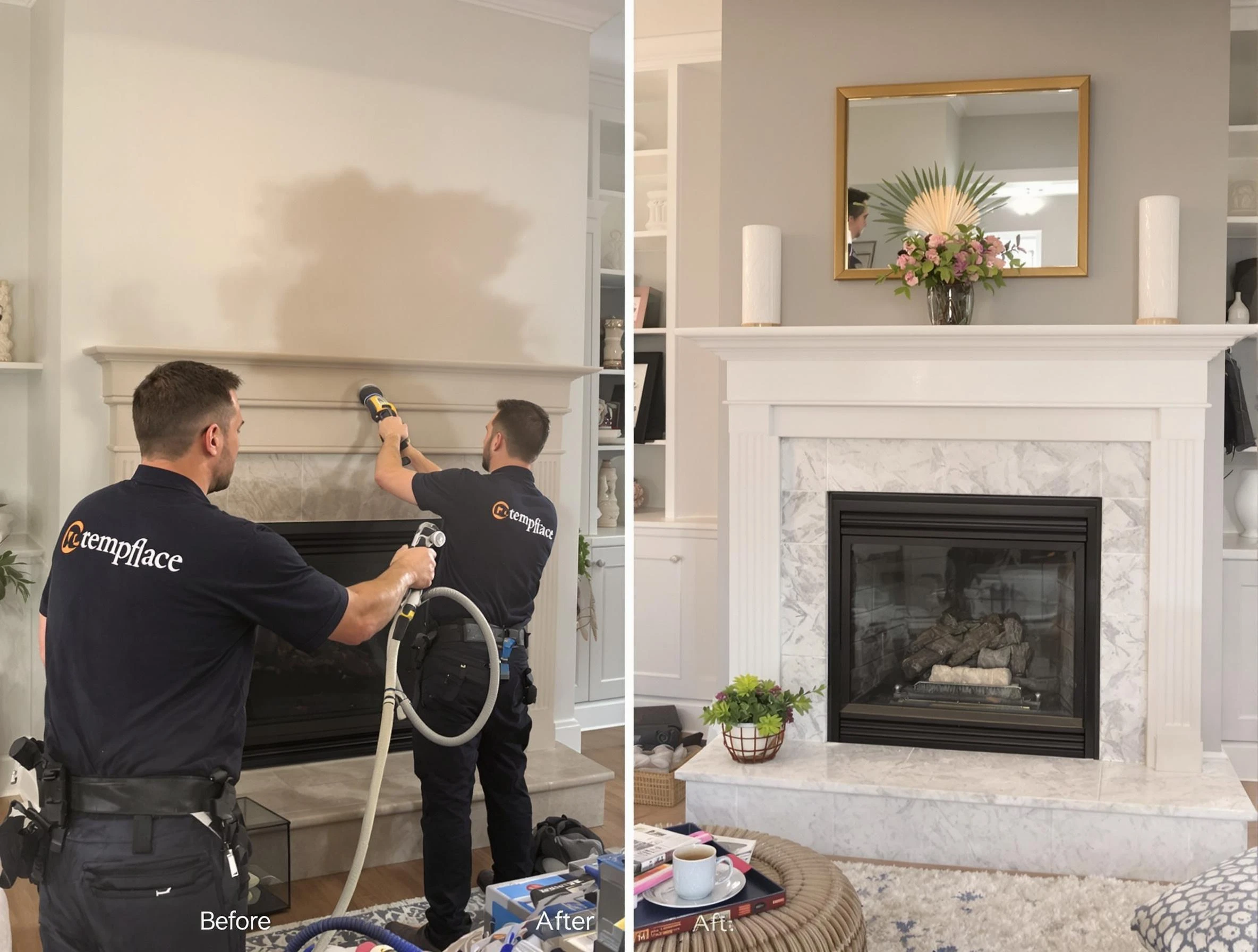 Professional soot removal by Hazlet Chimney Sweep team in Hazlet, NJ